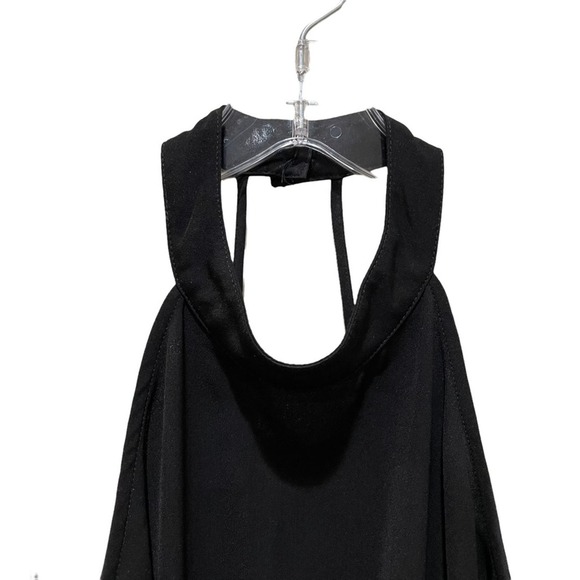 Forever 21 Choker Sleeveless Romper Black Size Medium - Picture 3 of 8